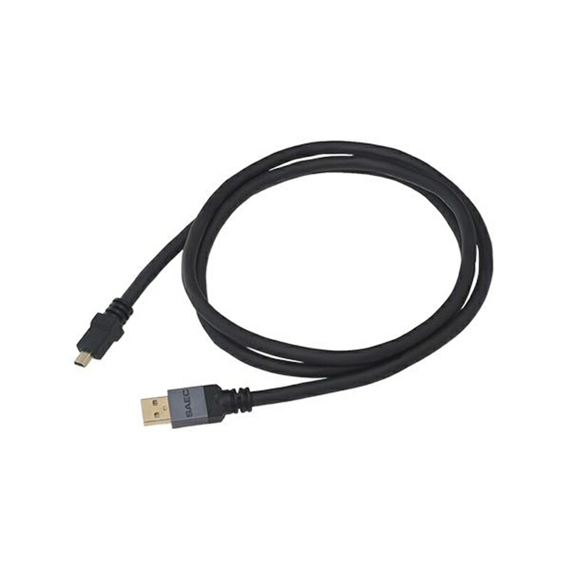 SAEC オーディオUSB有線テレビ STRATOSPHERE SUS-020 USB A-USB miniB 2m サエク 2.0m