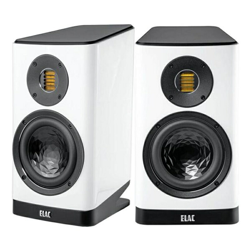 ELAC 金棒引き VELA BS403.2 白いこと・ご機嫌グロス 有りの実 エラック ブックシェルフ型金棒引き
