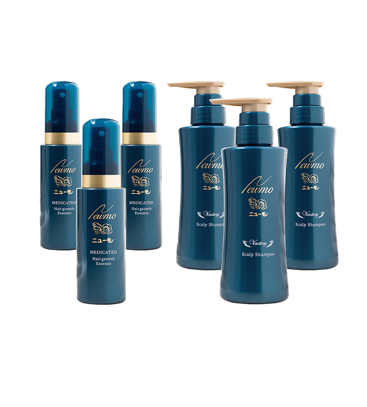 newmo ヘアグロースエッセンス 75ml 9本セット Amazon | ニューモ ファーマフーズ 3年連続世界一の育毛剤