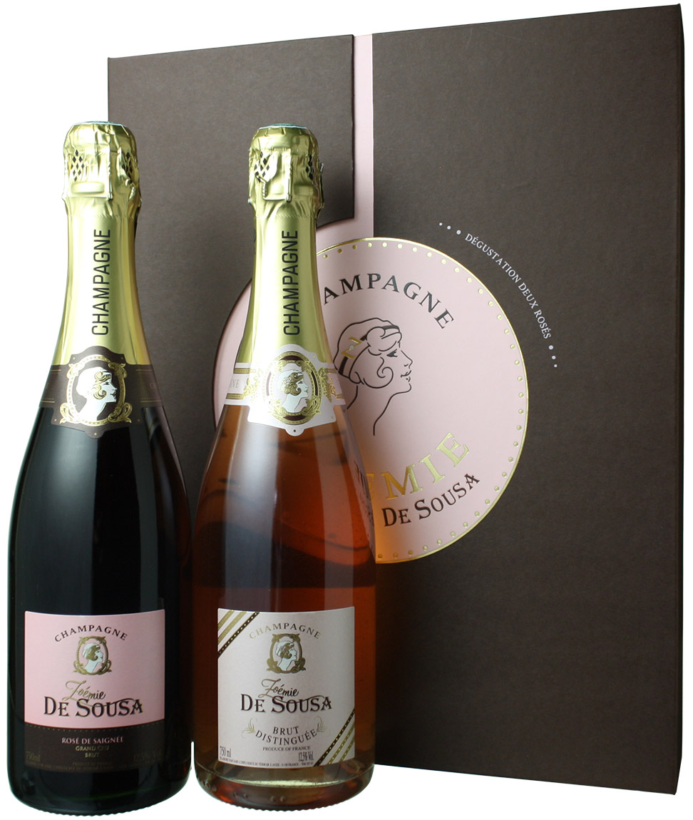 楽天市場 ゾエミ ド スーザ コフレ ロゼ 専用ボックスつき ロゼ ド セニエ ロゼ ディスタンゲ2本入り Nv ロゼ ワイン シャンパン ワインショップ ドラジェ 100 の保証 Humblefitness Net