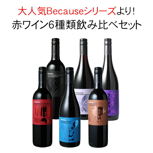 Because ビコーズ 赤　ワイン　飲み比べ　セット