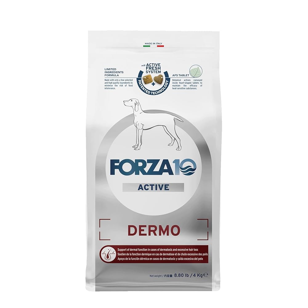 フォルツァ10(Forza10) ドッグフード デルモアクティブ 並み並み 4kg ペット・ペットグッズ-ドッグフード・サプリメント