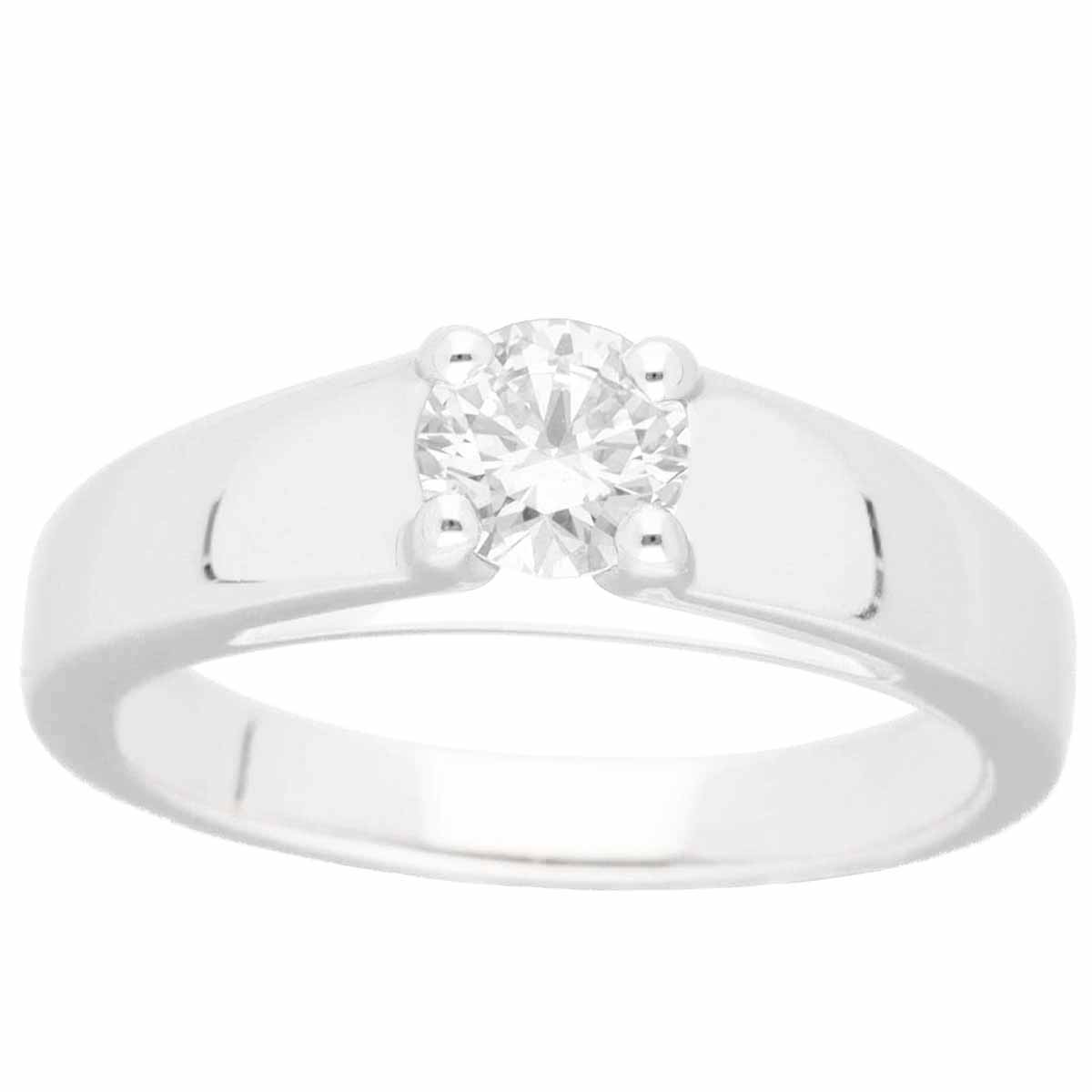 BVLGARI ブルガリ グリフソリテール ダイヤ(D0.41ct F-VS1) リング サイズ約9号 #49 Pt950 プラチナ【送料無料】【代引き手数料無料】指輪 【中古】32580602|麻布十番タマリヤ質店店