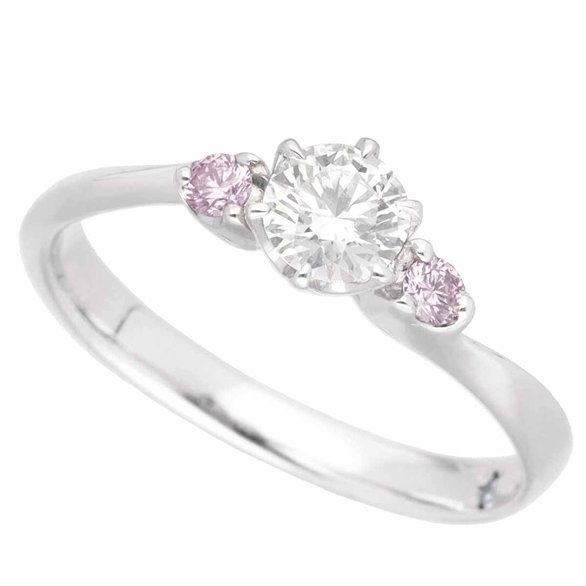 楽天市場】カナル4℃ ダイヤモンド ピンキーリング プラチナ Pt900 細め