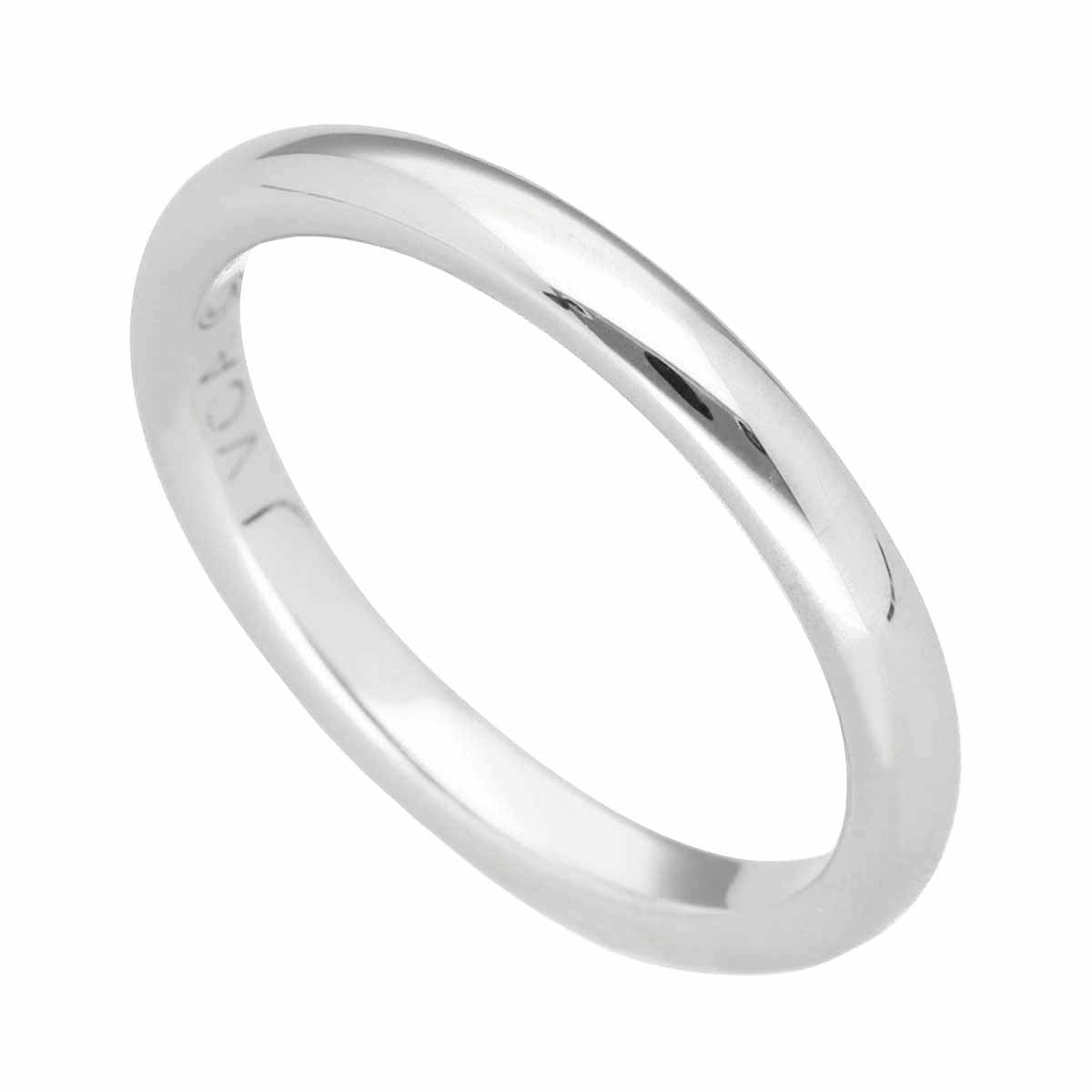 Van Cleef&Arpels ヴァンクリーフ&アーペル タンドルモン マリッジリング Pt950 プラチナ 日本サイズ約15号 ♯55【送料無料】【代引き手数料無料】指輪【中古】TMR2510170016