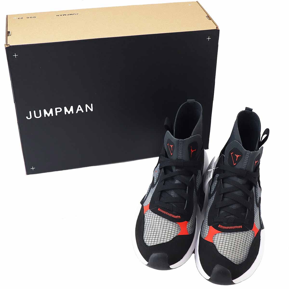 NIKE ナイキ ジョーダン デルタ 3 ミッド スニーカー 27.5cm DR7614-060 国内正規品 ブラック/アンスラサイト/ホワイト/チリレッド【送料無料】靴【代引き手数料無料】23180418｜麻布十番タマリヤ質店店
