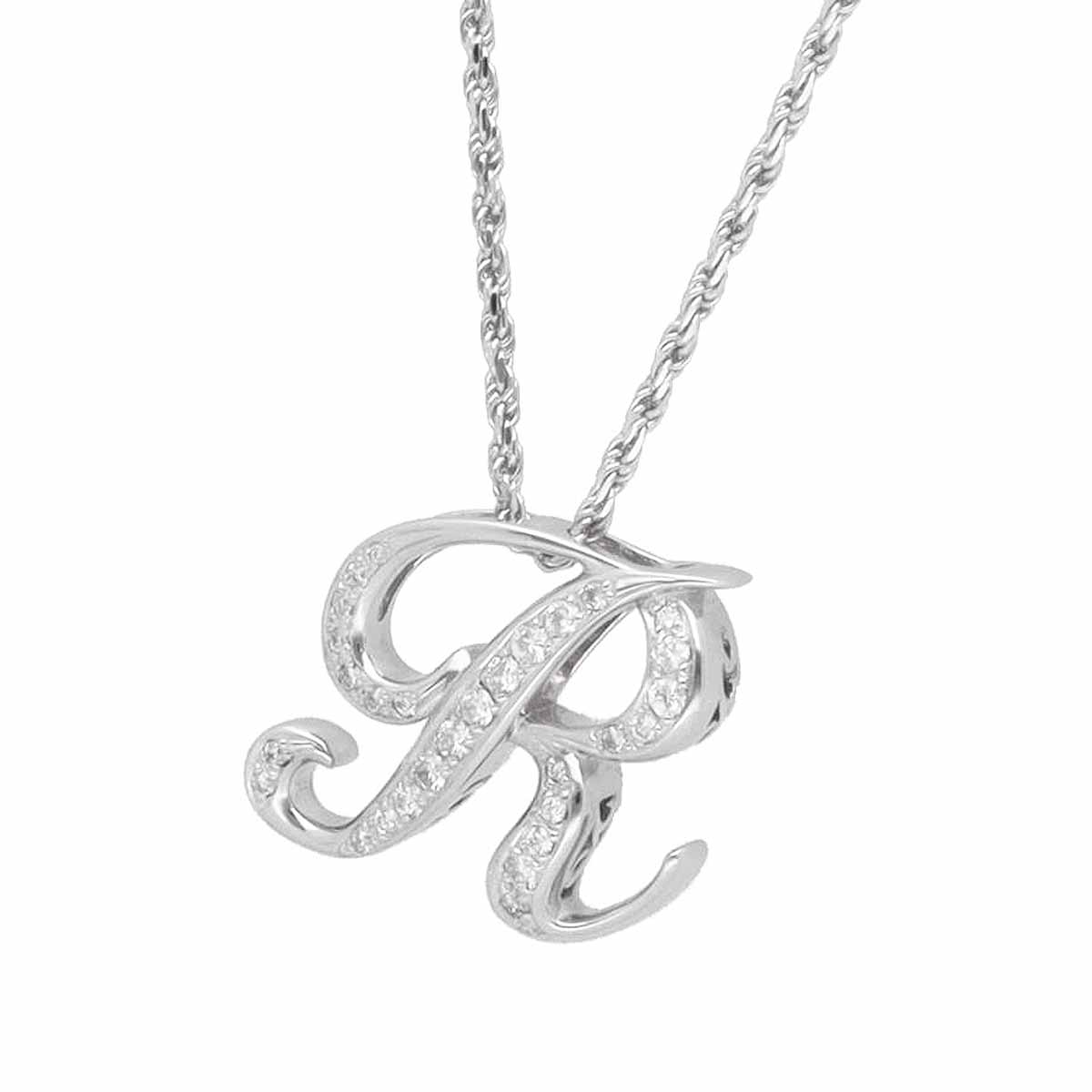 ゆきざき　ノンブルアルファ　イニシャル　S k18 ホワイトゴールド 楽天市場】【ゆきざき公式】ノンブル アルファ イニシャルペンダント