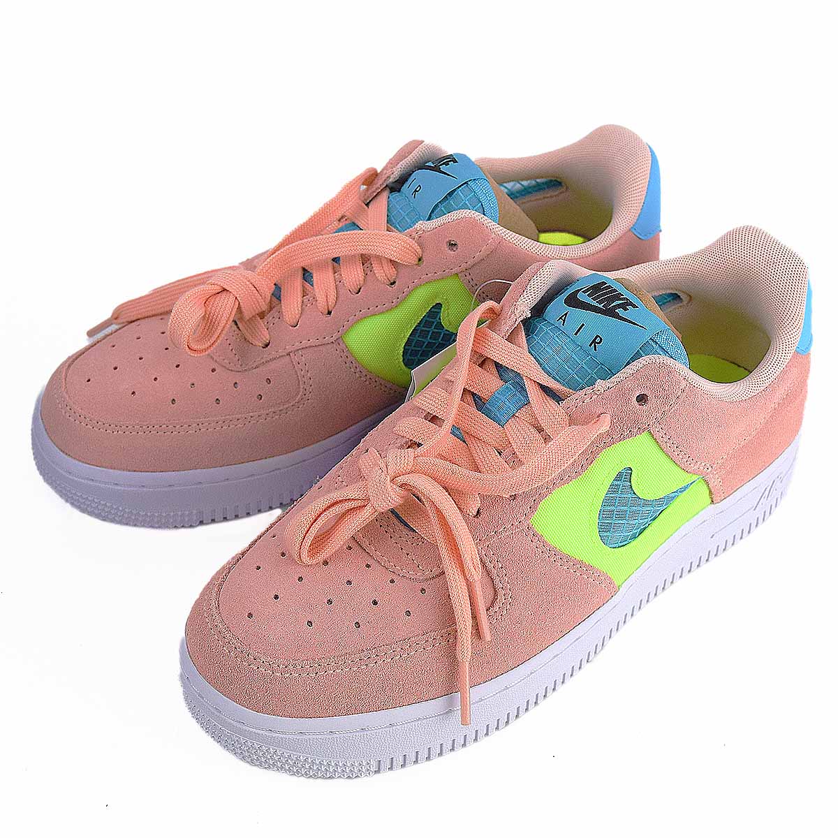 魅力的な 楽天市場 新品 Nike ナイキ Wmns Air Force エアフォース1 07 Se スニーカー ウィメンズ Cj1647 600 国内正規品 ウォッシュドコーラル ゴーストグリーン ブラック オラクルアクア 送料無料 レディース 靴 代引き手数料無料 麻布十番