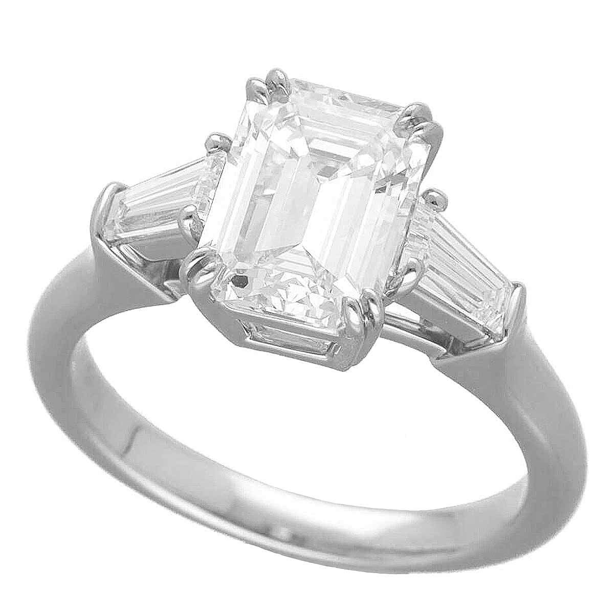 別倉庫からの配送 GRAFF グラフ プロミス ラウンド ダイヤモンド 3.02ct E-VS2-3Ex リング PT950 プラチナ 日本サイズ約12 号 #52 ソリティア GIA鑑定書 指輪ロンドン22580702
