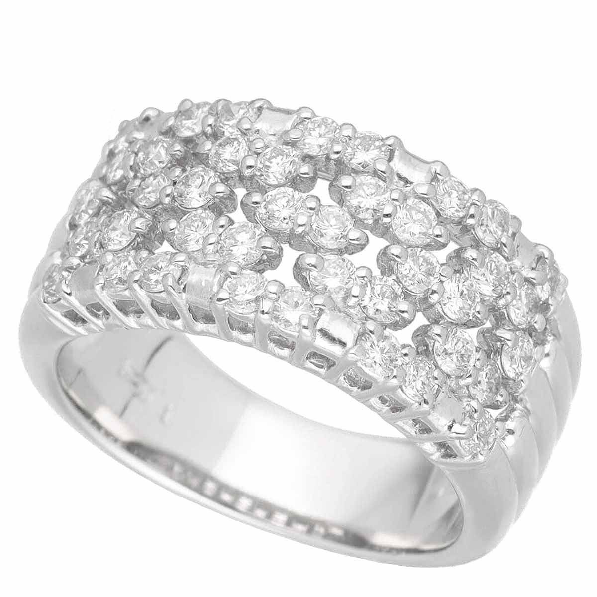 ダイヤモンド(1.04ct)リング Pt900 プラチナ 日本サイズ約13号 #53【送料無料】【代引き手数料無料】指輪【中古】23130327