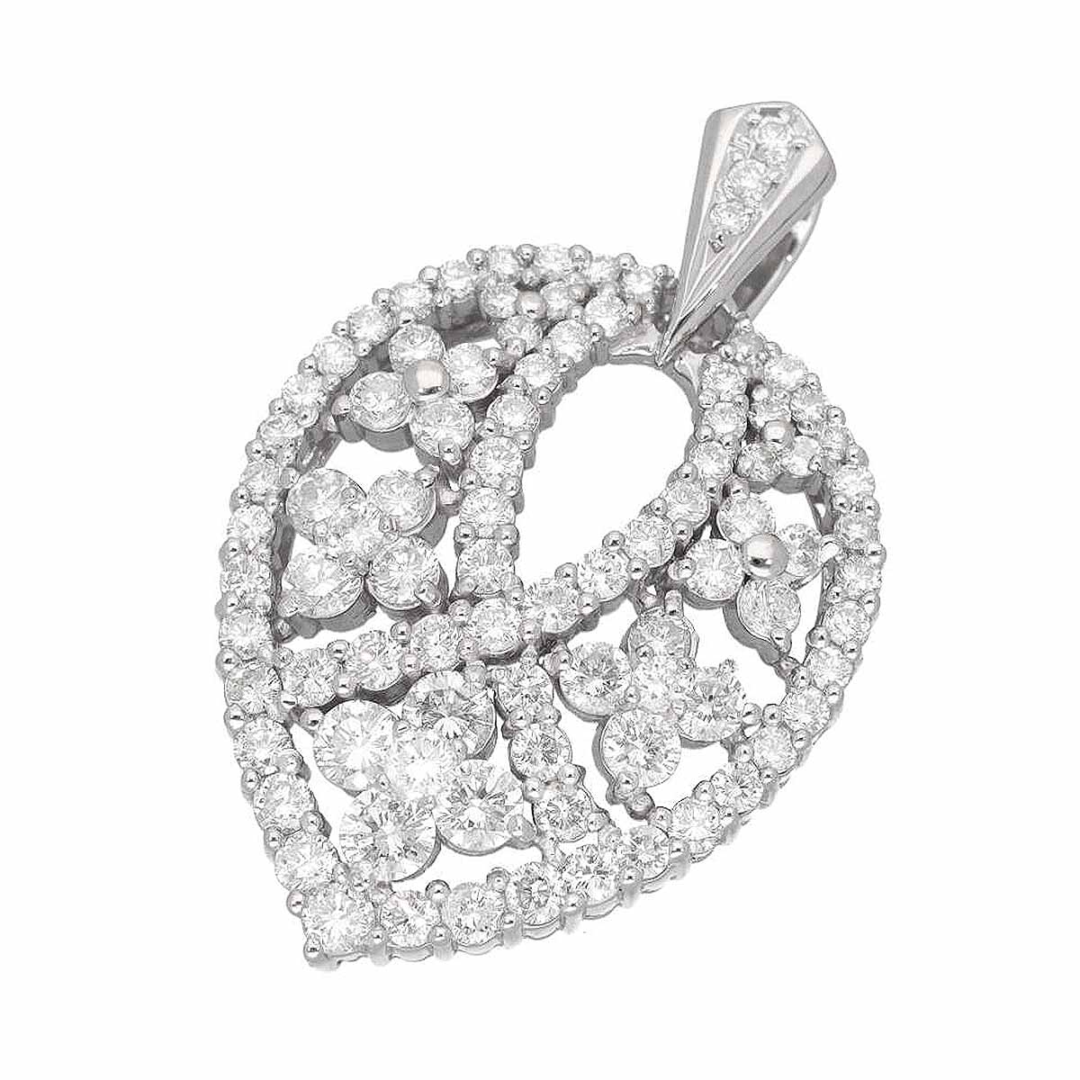 ダイヤモンド(2.00ct) ペンダントトップ PT900 プラチナ 鑑別書【送料無料】【代引手数料無料】【中古】25030231|麻布十番タマリヤ質店店