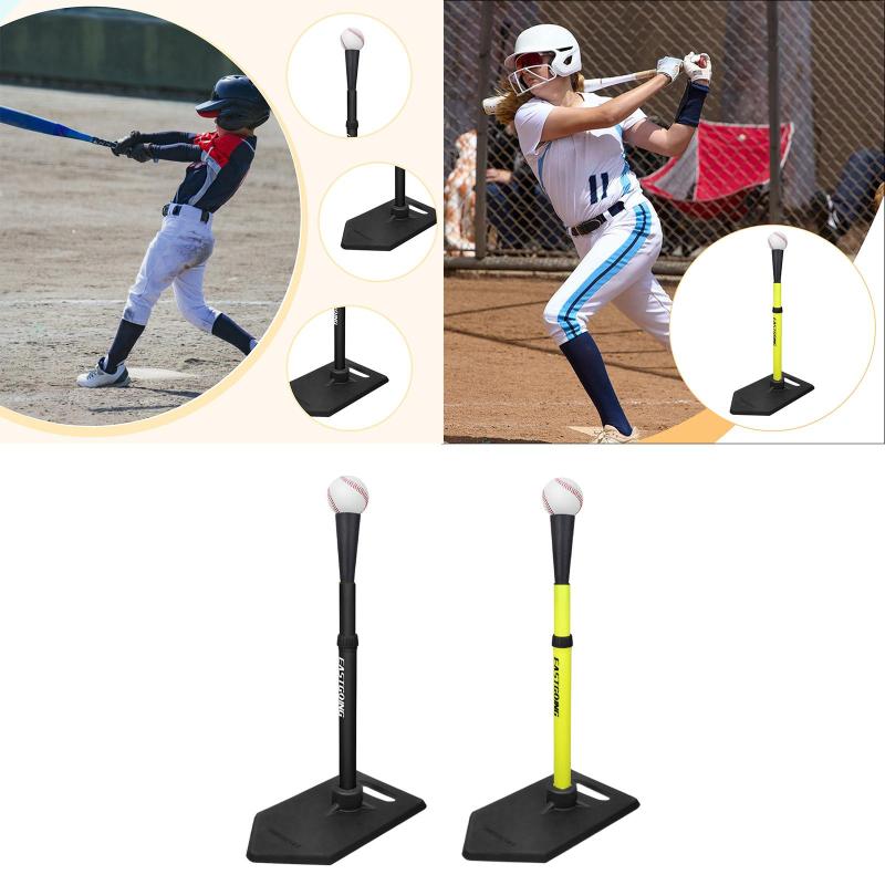 調節可能な野球ソフトボールバッティングティーTスタンド多目的19-32インチ初心者からプロプレーヤーまで簡単に設置できる軽量
