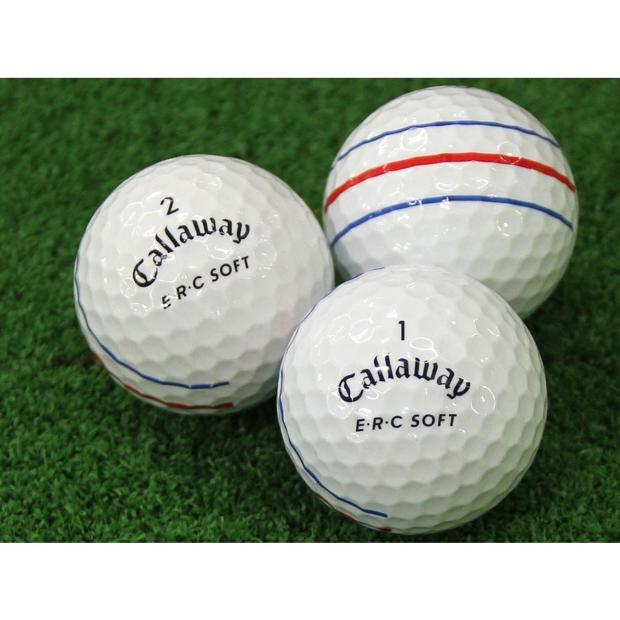 【中古】AB序列付ける キャロウェイ Callaway ERC SOFT 白いこと 2019年模範例 30個 球手箱ロストどんぶり鉢