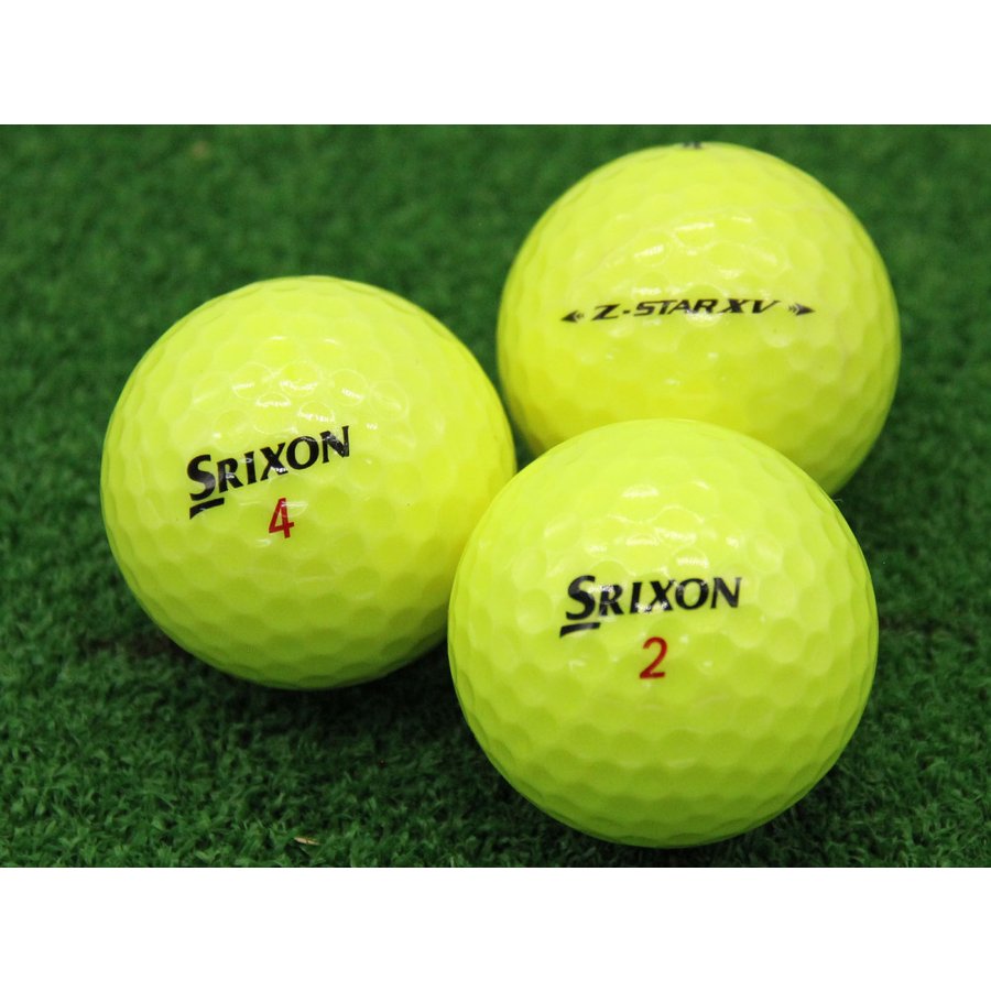 【中古】ABランク スリクソン SRIXON Z-STAR XV プレミアムパッションイエロー 2021年モデル 20個 球手箱 ロストボール