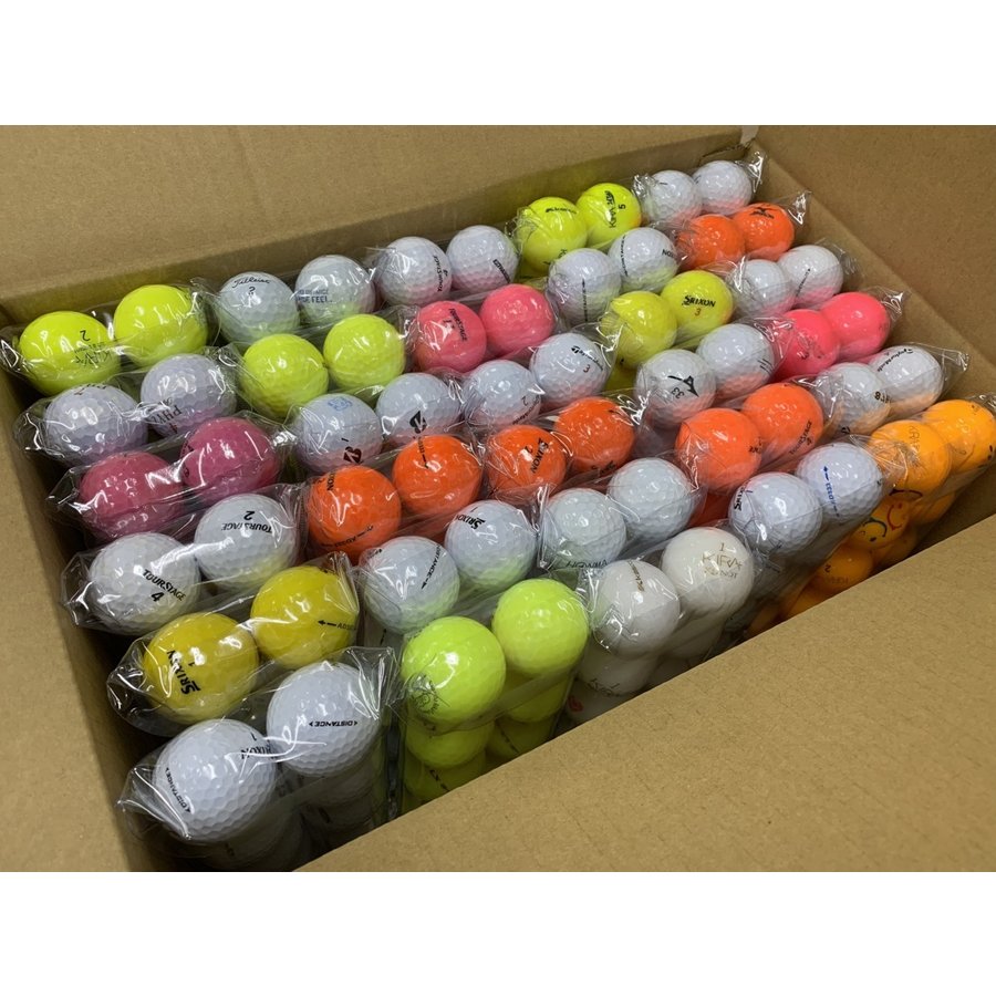 即出荷 美品 ブランド ロストボール 10個入り 30パックセット 送料込み ゴルフボール セット売り Fucoa Cl