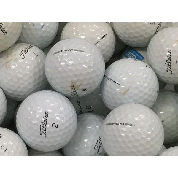 超美品 Bランク タイトリスト Titleist PRO V1 シリーズ混合 100個 球手箱