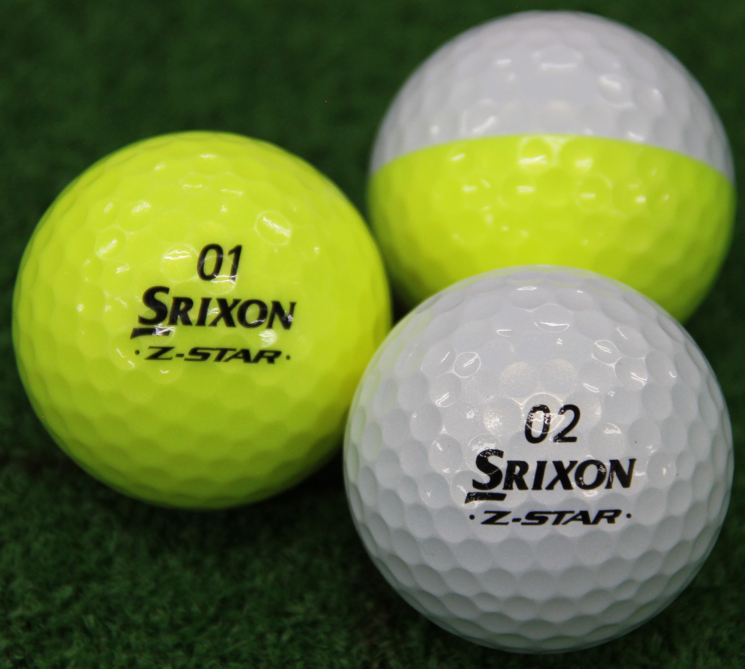 【ロストボールNo.51】スリクソンDIVIDEツートンカラー/ Aランク20個 Srixon - ロストボール Z-STARXV DIVIDE 21年 12球の通販 by