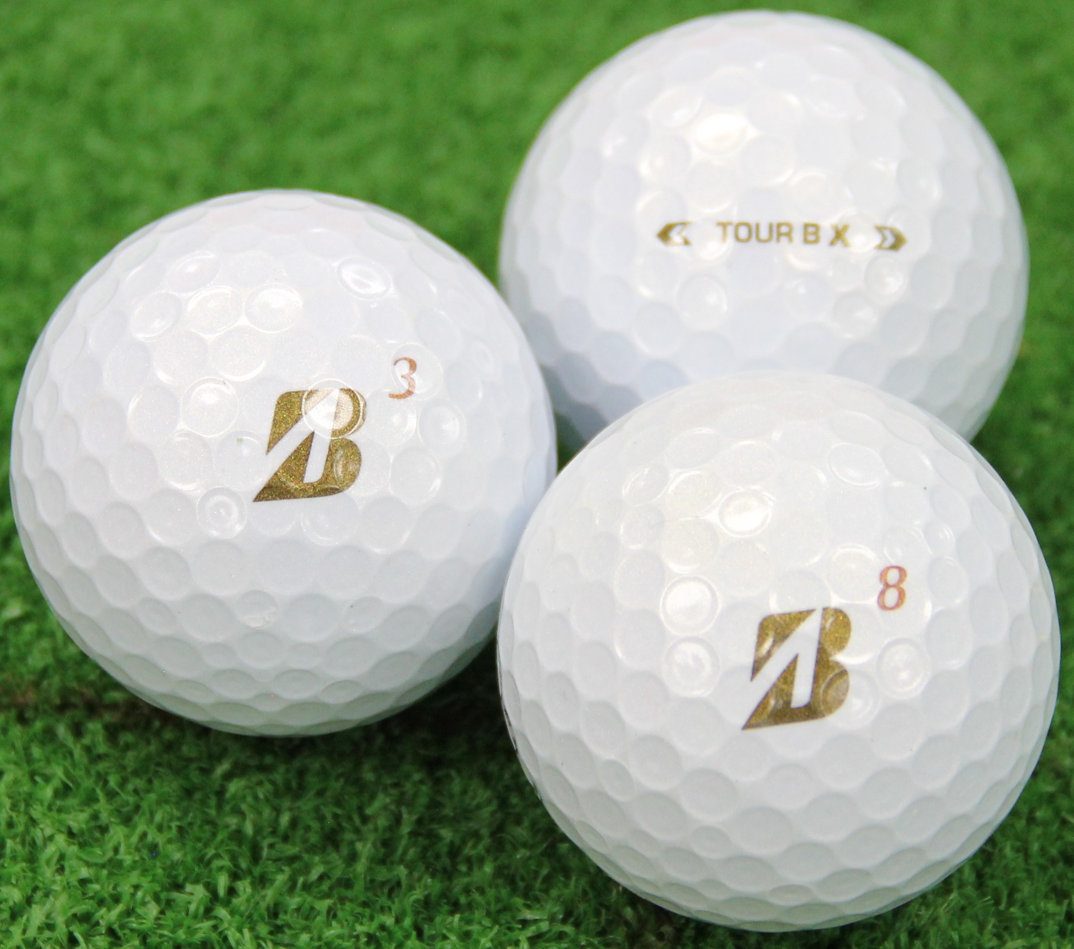 A序列付ける ブリヂストン BRIDGESTONE TOUR B X パール白いこと 2024年模範例 20個 球手箱 ロストどんぶり鉢