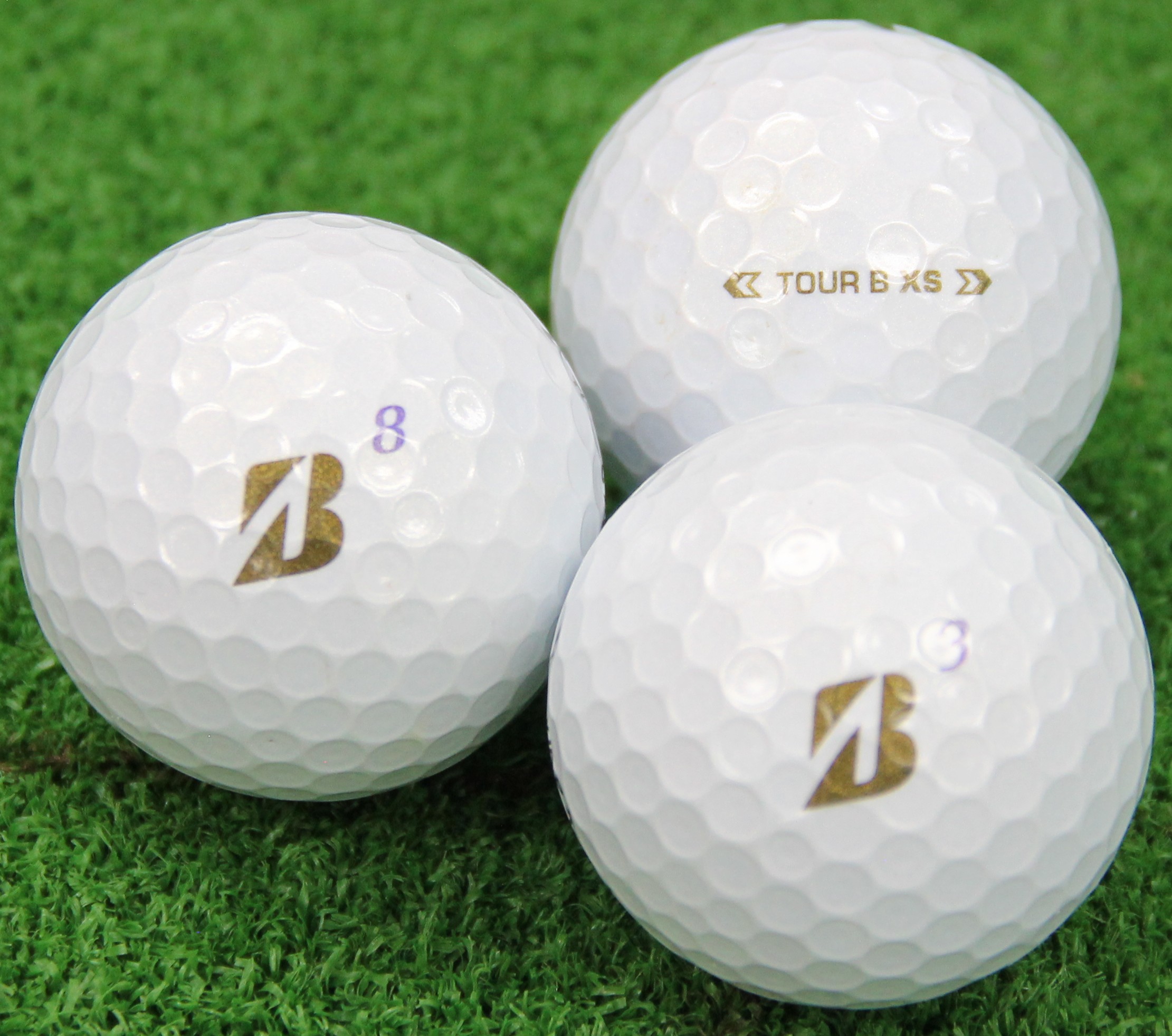 Aランク ブリヂストン BRIDGESTONE TOUR B XS パールホワイト 2024年モデル 20個 球手箱 ロストボール