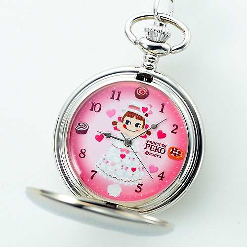 プリンセスペコちゃん 懐中時計 YEAR'S 2013 【新品同様品】 不二家 ペコちゃん ポコちゃん ペコポコ ミルキー