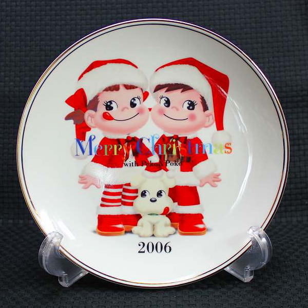楽天市場】ペコちゃんクリスマスプレート2005年【未使用】不二家 ペコ