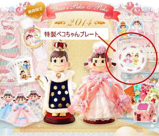 楽天市場】◎【 不二家 ペコちゃん 】『 ペコちゃんデザインプレート