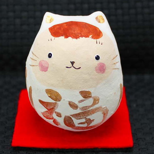 楽天市場】天野千恵美 作泰山木の猫と金魚の猫石粉粘土の猫たち皿や器