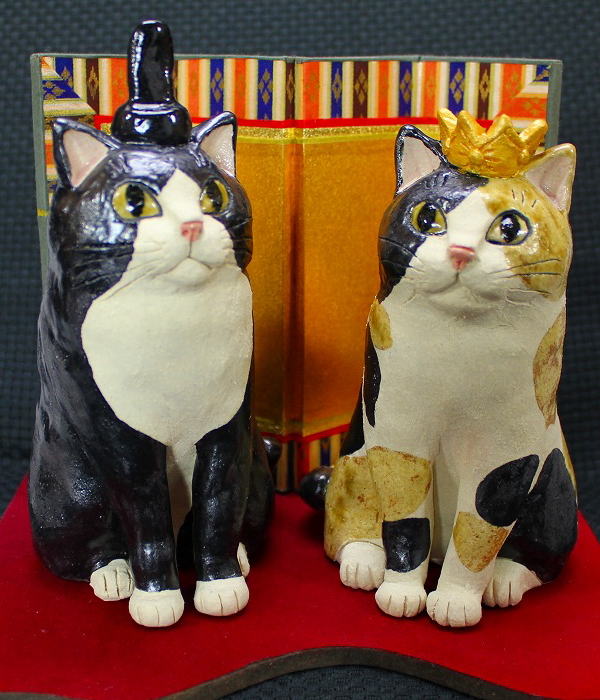 楽天市場】すみ田理恵 作梅の招き猫猫の焼き物たち皿や器や招き猫