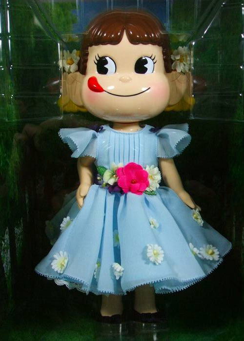 限定500 園児服を着た　ペコちゃん　ポコちゃん　ソフビ　フィギュア　不二家 458.jpg