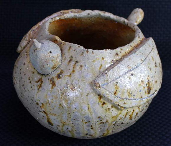 真山茜 作 山野草 鉢カバー 益子焼 植木鉢作家 焼物 6,105円