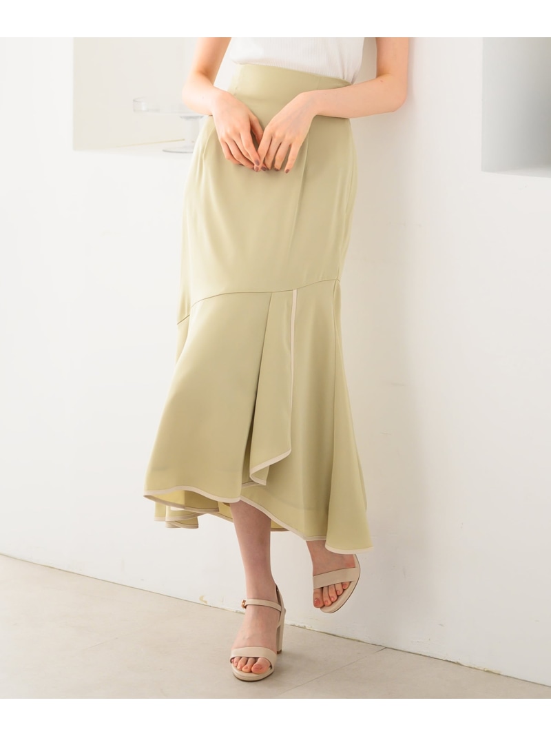 裾ラップマーメイドスカート/MM427204 main image 1