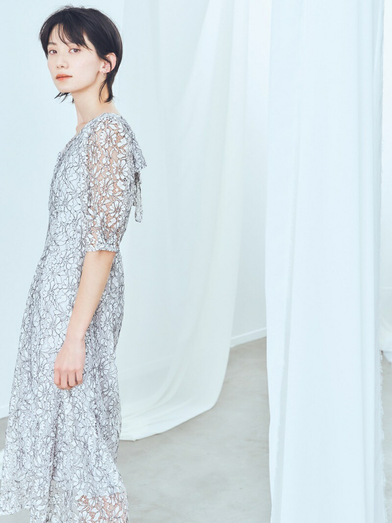 レディースファッション ワンピース 新素材新作 クローズ リファインド ミューズ Clothes Refined Mew S 美ラインバックシャンレースワンピース ワンピース Fashion ブラック 送料無料 Rakuten ホワイト ワンピースその他 Www Tpgflexo Com Br