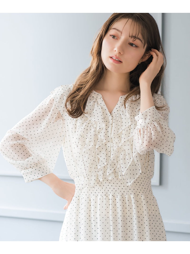 【SALE／20%OFF】フリルカラーシアーワンピース MM617409 MISCH MASCH ミッシュマッシュ 衣装・お召しもの 衣装 緑であること【RBA_E】【貨物輸送無料】[ Fashion]