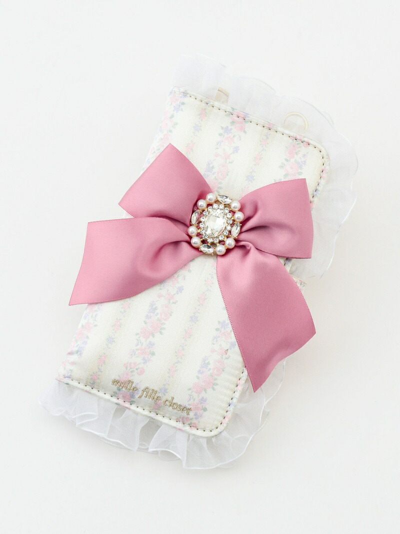 楽天市場 Sale 50 Off 手帳型 Petit Flowerスマホケース Mille Fille Closet Lodispotto ロディスポット ファッショングッズ 携帯ケース アクセサリー ピンク Rba E Rakuten Fashion Hana Bi Online