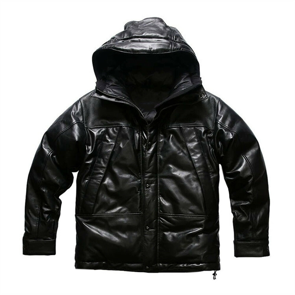 楽天市場】本革ダウンジャケット 菱形柄 レザーダウン 羊革ダウン 羊革