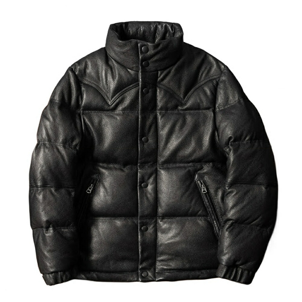 楽天市場】レザーダウン ダウン 本革ダウンジャケット ダウン