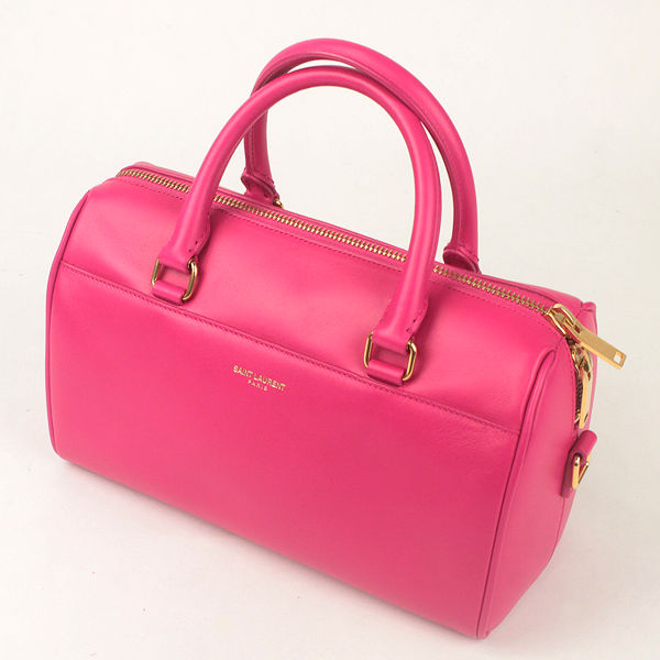SAINT LAURENT サンローラン ベイビーダッフル 330958 C150J 2442 レザー ピンク 11999【中古】