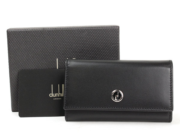 楽天市場】ダンヒル 6連キーケース 黒 レザー 93630【中古】：たまや質店