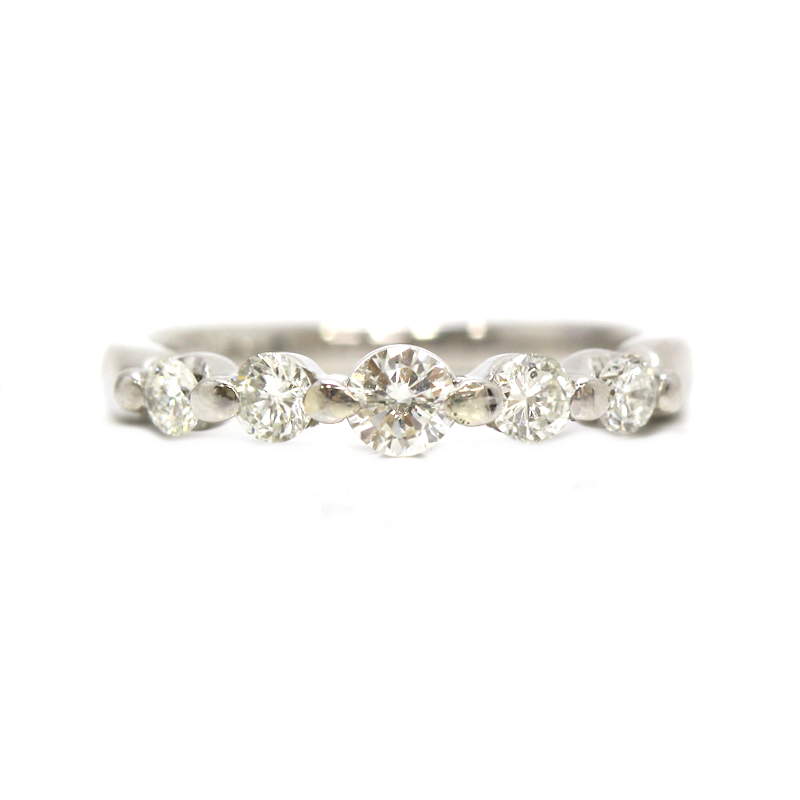 ダイヤモンドリング 指輪 0.5ct プラチナ Pt900 10号 3.8g 31395【中古】
