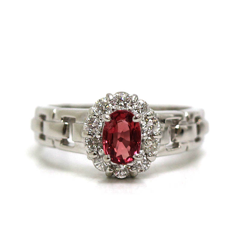 楽天市場】Pt900 サファイアリング 10号 0.593ct ダイヤモンド 0.30ct 