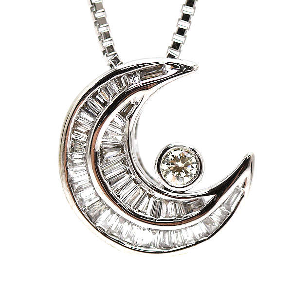 楽天市場】MIZUKIミズキ K14 1Pダイヤモンド クレセント ムーン