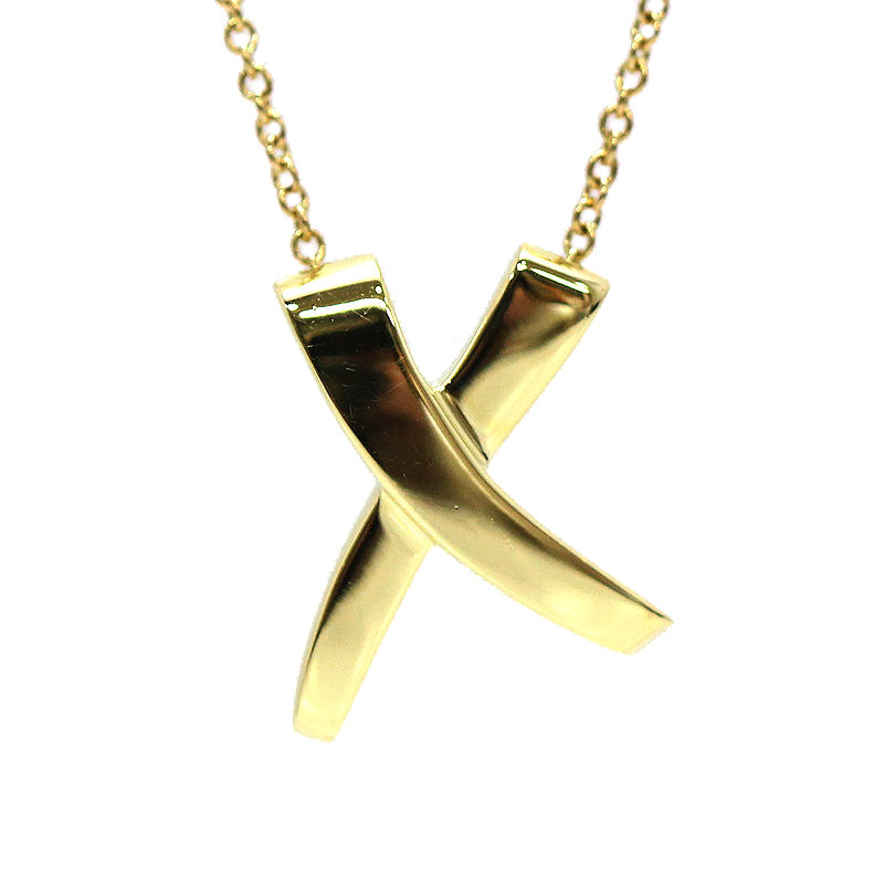 Tiffany&Co. ティファニー グラフィティ X キス ネックレス パロマ・ピカソ 約41cm K18 18金 ゴールド 30033 【中古】｜たまや質店
