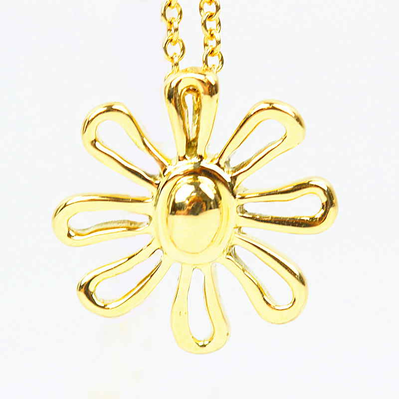 Tiffany&Co. ティファニー デイジーネックレス 18金イエローゴールド K18YG 花 パロマ・ピカソ 30712【中古】