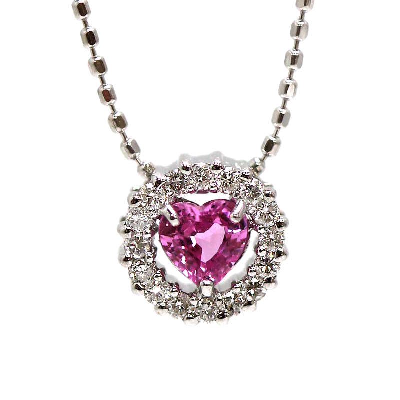 楽天市場】K18 WG ダイヤモンド 0.07ct ピンクサファイア 0.01ct 付