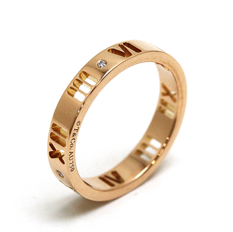 【TIFFANY＆CO.】ティファニー ノット リング 18Kローズゴールド TIFFANY&Co. ティファニー ノット リング 指輪 8号 18金 K18