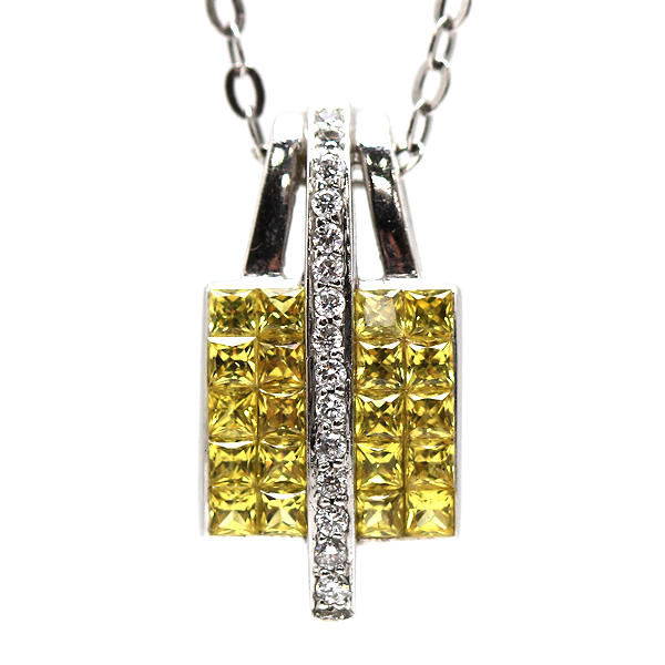 楽天市場】K18 YG WG 葉っぱモチーフネックレス 約40cm ダイヤモンド