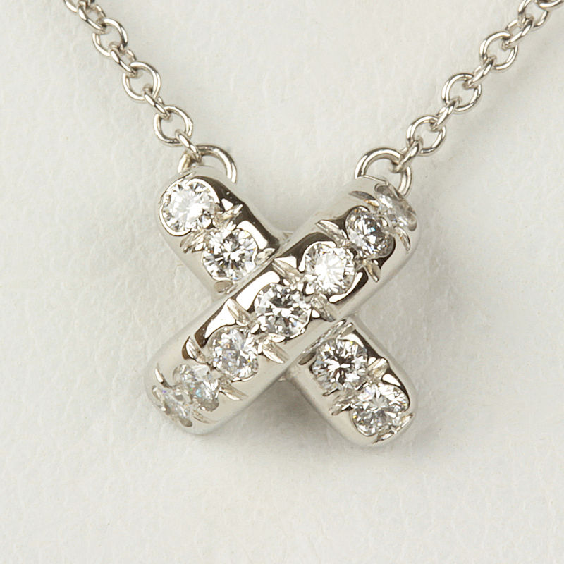 Tiffany&Co. ティファニー オープンハート ミニ ネックレス 約