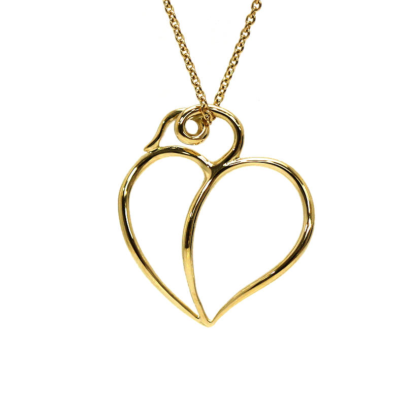 【訳アリ】Tiffany&Co. ティファニー アップルリーフ ネックレス 約45cm K18 18金 ゴールド りんご 葉 31848 【中古】|たまや質店