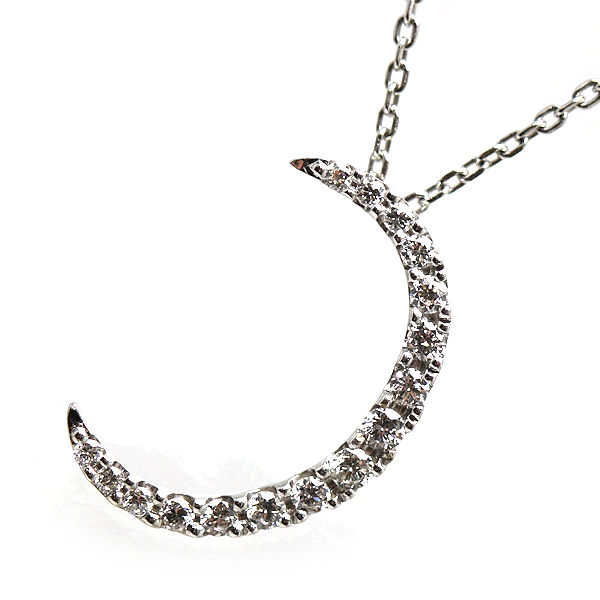 楽天市場】MIZUKI ミズキ ダイヤモンド クレセントムーン ネックレス