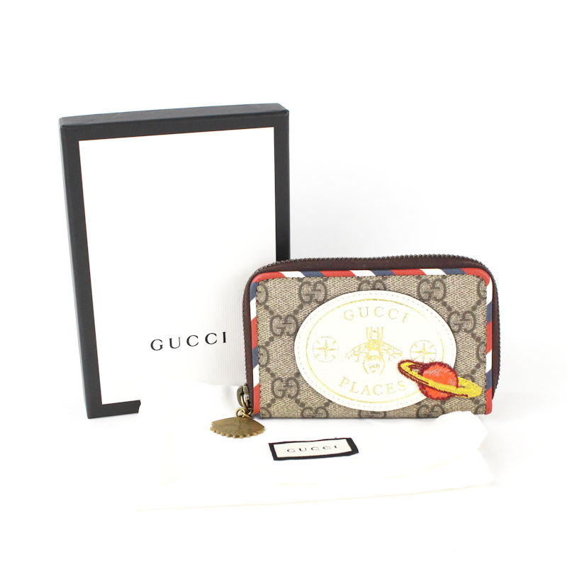 楽天市場】グッチ GUCCI オリジナルGGクリスタル レザー コイン